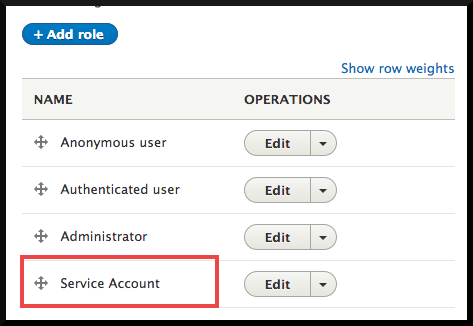 Service Account