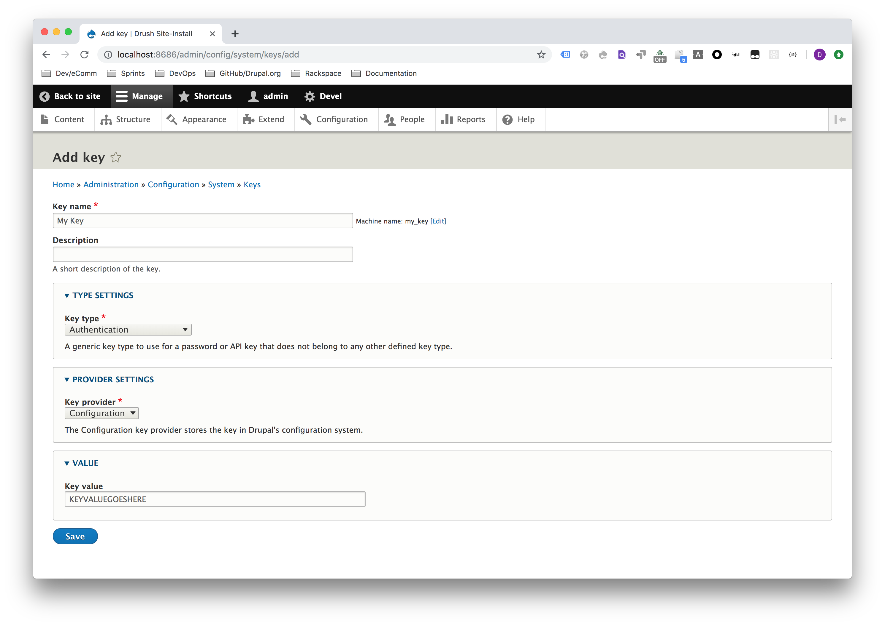 Accessibility Scanner - Add achecker web service id with key module