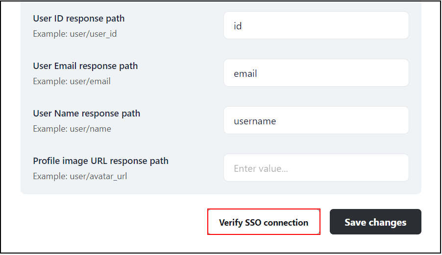 Drupal OAuth Server Circle SSO click on the verify sso button