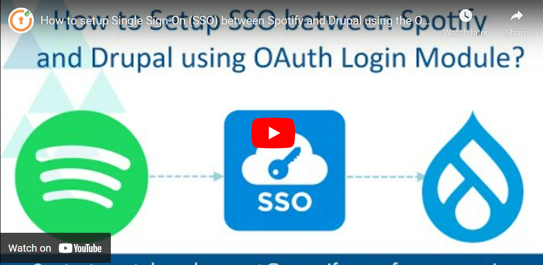 drupal oauth login  - Google sso integration video