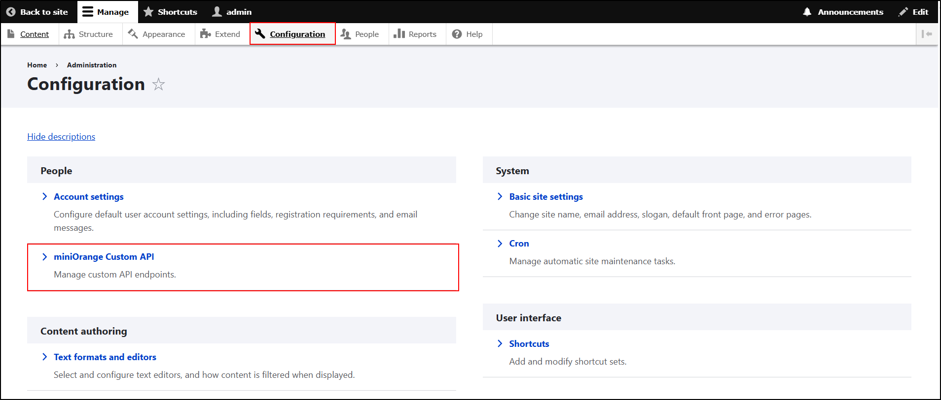 Drupal Custom API Select module