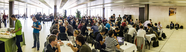 DrupalCon lunch tables