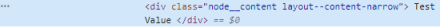 Minimal field markup code example