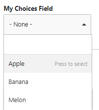 Single Select