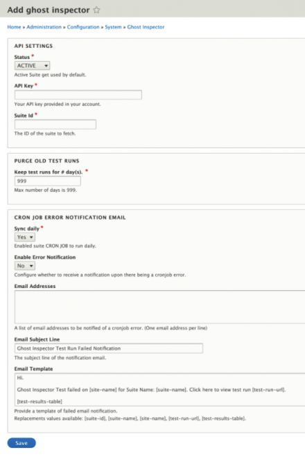 Add new Suite