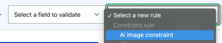 creating the constraint