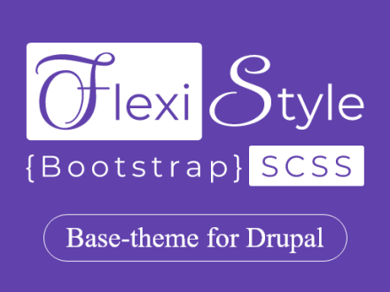 FlexiStyle Bootstrap SCSS base theme for Drupal 