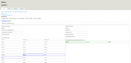 Guzzle package administration UI example