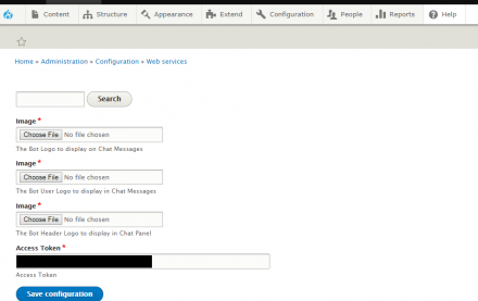 Chat Bot settings