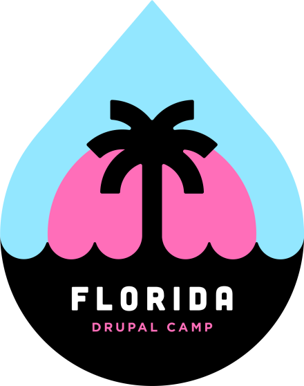 FLDC logo of waves and palm tree