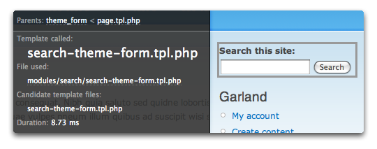 search override